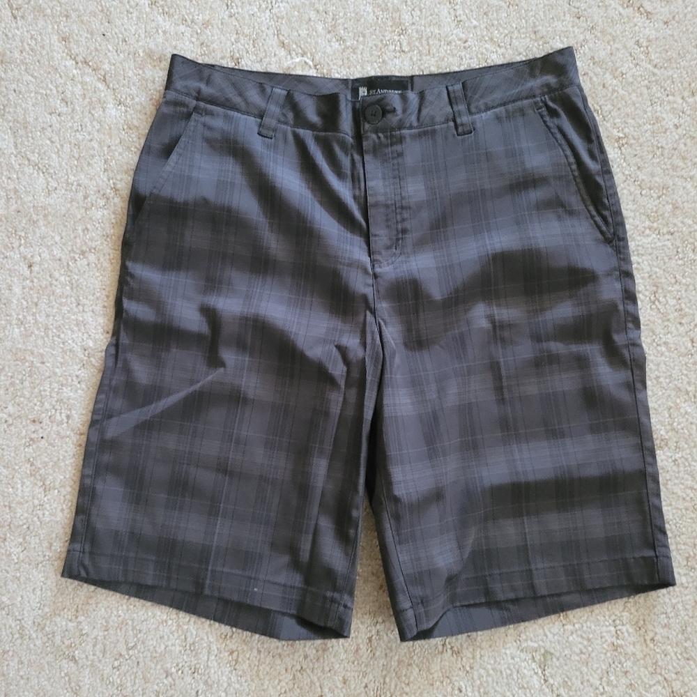 St Andrews of Scotland Plaid Flat Frin Shorts